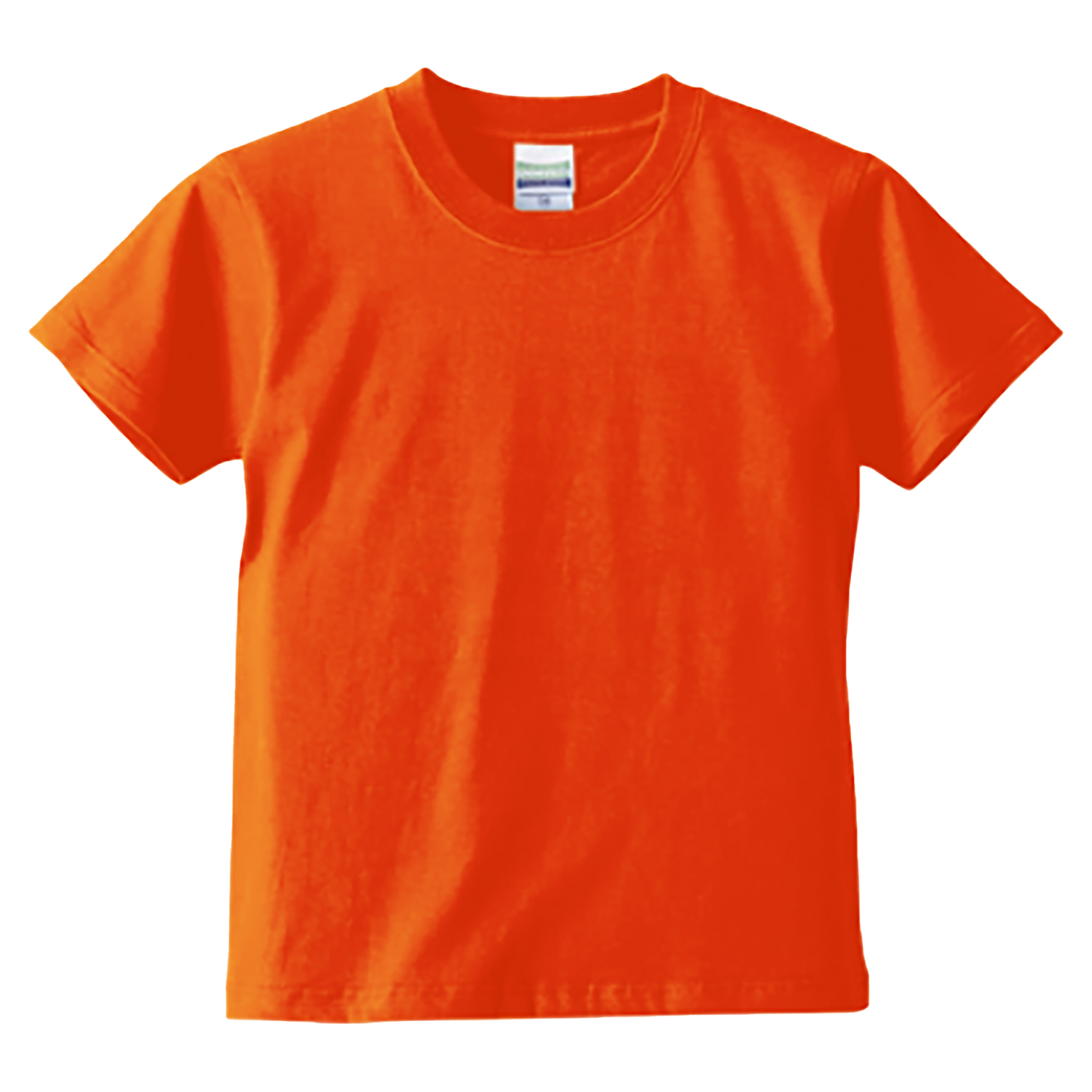 variant:綿100%Tシャツ（キッズ）　5.6oz / オレンジ