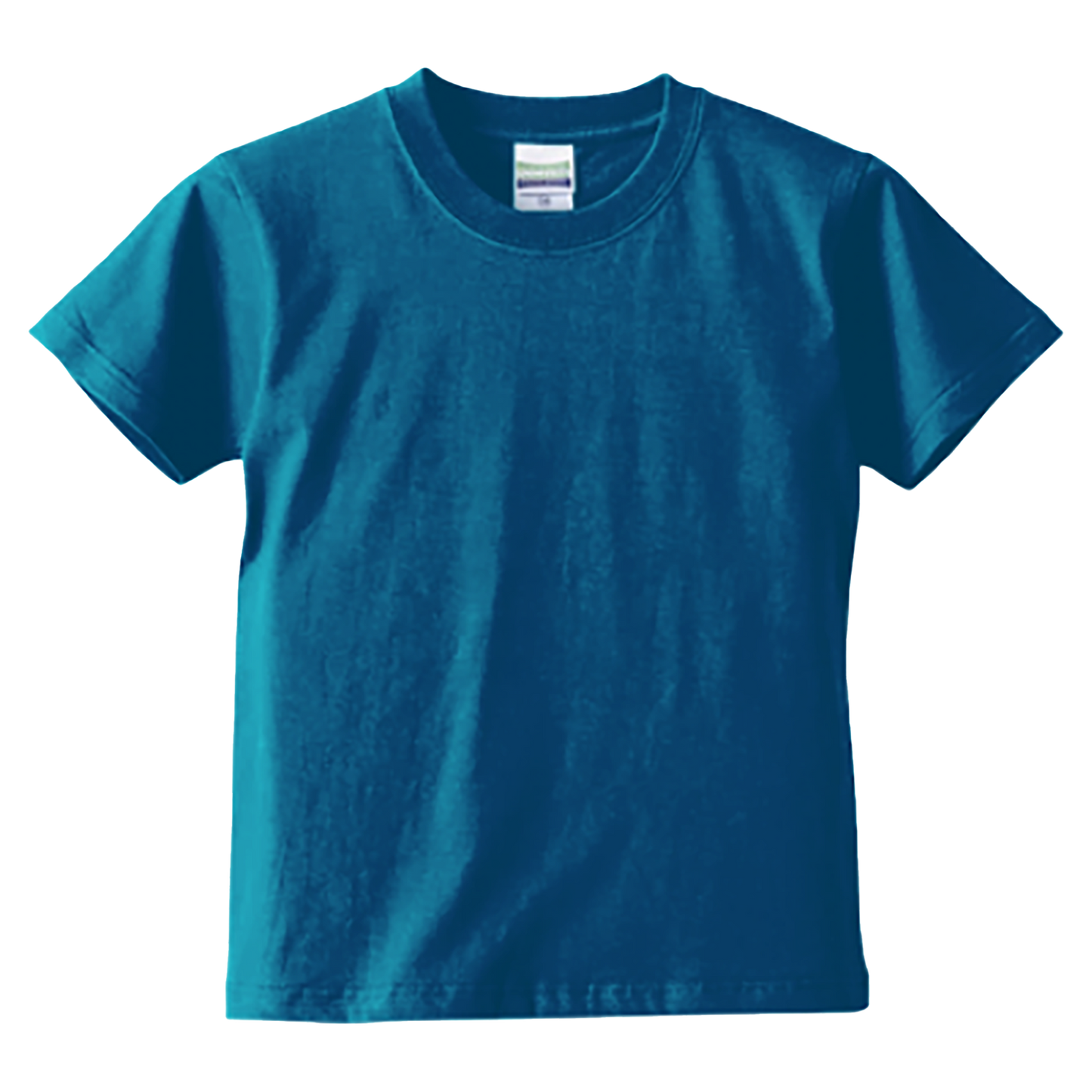 variant:綿100%Tシャツ（キッズ）　5.6oz / ターコイズブルー